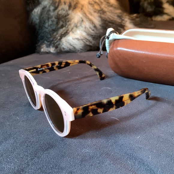 Illesteva for J Crew Leonard Sunglasses in pink tortoise - Picture 3 of 4